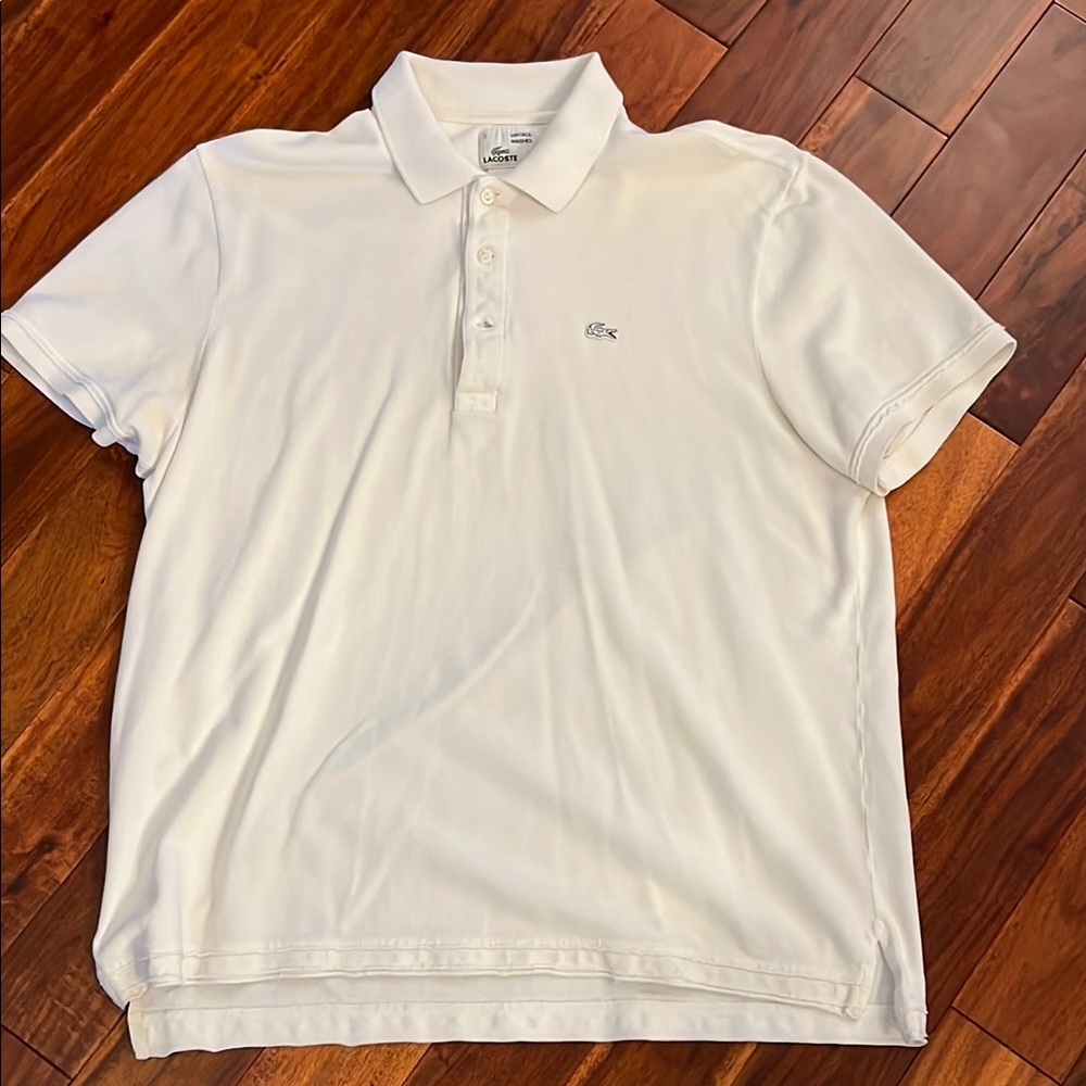 Lacoste Men's White Polo Shirt